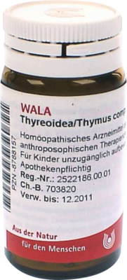 THYREOIDEA/Thymus comp.Globuli 20 g von WALA Heilmittel GmbH