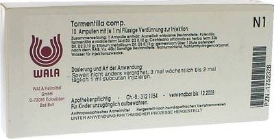 Tormentilla comp. Ampullen von WALA Heilmittel GmbH