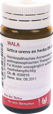 URTICA URENS EX Herba D 6 Globuli 20 g von WALA Heilmittel GmbH