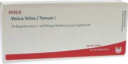 VESICA FELLEA/Ferrum I Ampullen 10X1 ml von WALA Heilmittel GmbH