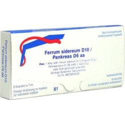 FERRUM SIDEREUM D 10/Pankreas D 6 aa Ampullen 8X1 ml von WELEDA AG