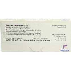 FERRUM SIDEREUM D 20 Ampullen 8X1 ml von WELEDA AG