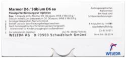 MARMOR D 6/Stibium D 6 aa Ampullen 8X1 ml von WELEDA AG