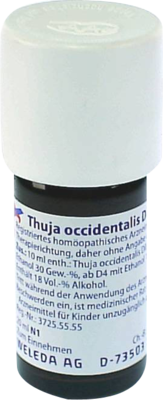 THUJA OCCIDENTALIS D 6 Dilution 20 ml von WELEDA AG