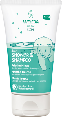 WELEDA Kids 2in1 Shower & Shampoo frische Minze 150 ml von WELEDA AG