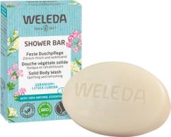 WELEDA feste Duschpflege Geranium+Litsea Cubeba 75 g von WELEDA AG