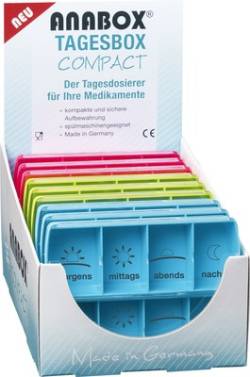 ANABOX Compact Tagesbox bunt 1 St von WEPA Apothekenbedarf GmbH & Co KG