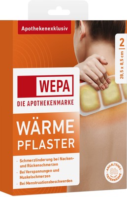 W�RMEPFLASTER Nacken/R�cken 8,5x28,5 cm WEPA 2 St von WEPA Apothekenbedarf GmbH & Co KG