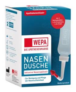 WEPA Nasendusche mit 10x2,95 g Nasensp�lsalz 1 P von WEPA Apothekenbedarf GmbH & Co KG