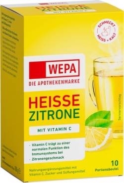 WEPA hei�e Zitrone+Vitamin C Pulver 10X10 g von WEPA Apothekenbedarf GmbH & Co KG