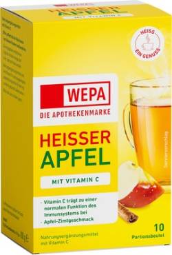 WEPA hei�er Apfel+Vitamin C Pulver 10X10 g von WEPA Apothekenbedarf GmbH & Co KG