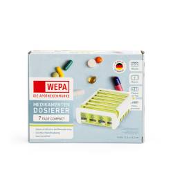 WEPA 7 Tage Compact Wochenmagazin weiß/grün von WEPA Apothekenbedarf GmbH & Co. KG