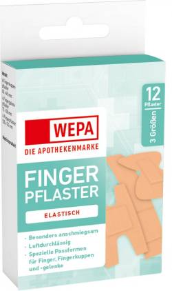 WEPA FINGERPFLASTER ELASTISCH 3 Größen von WEPA Apothekenbedarf GmbH & Co. KG