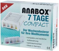 Anabox Compact 7 Tage Wochendosierer Weiß von WEPA Apothekenbedarf GmbH &