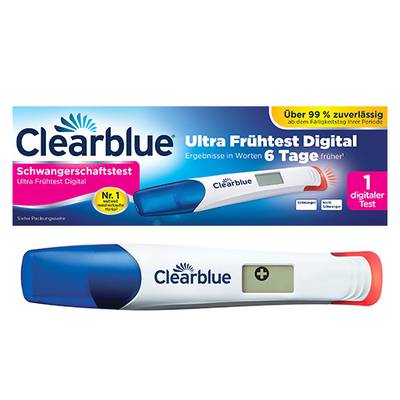 CLEARBLUE Schwangerschaftst.Ultra Fr�htest digital 1 St von WICK Pharma - Zweigniederlassung der Procter & Gamble GmbH