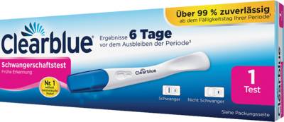 CLEARBLUE Schwangerschaftstest fr�he Erkennung 1 St von WICK Pharma - Zweigniederlassung der Procter & Gamble GmbH