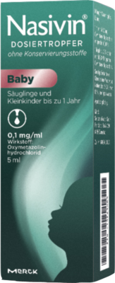 NASIVIN Dosiertropfer o.Kons.Baby 5 ml von WICK Pharma - Zweigniederlassung der Procter & Gamble GmbH