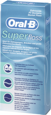 ORAL B Zahnseide Superfloss 1 St von WICK Pharma - Zweigniederlassung der Procter & Gamble GmbH