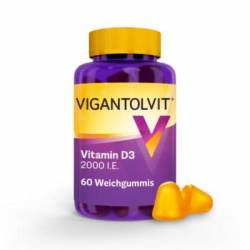 VIGANTOLVIT 2000 I.E. Vitamin D3 Weichgummis 60 St von WICK Pharma - Zweigniederlassung der Procter & Gamble GmbH