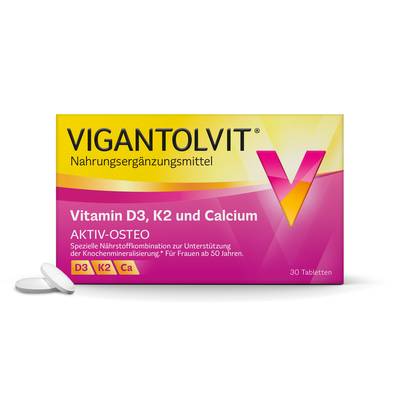 VIGANTOLVIT Vitamin D3 K2 Calcium Filmtabletten 49 g von WICK Pharma - Zweigniederlassung der Procter & Gamble GmbH