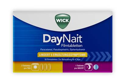 WICK DayNait Filmtabletten 16 St von WICK Pharma - Zweigniederlassung der Procter & Gamble GmbH