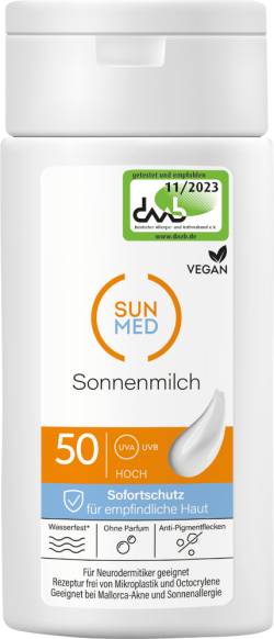 SUN MED Sonnenmilch LSF50 von WIN COSMETIC GmbH & Co. KG