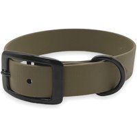 BioThane® Hundehalsband NEO Olive - Woofstuff von WOOFSTUFF