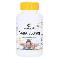 GABA 750 mg Kapseln 100 St Kapseln von Warnke Vitalstoffe GmbH