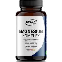 Wehle Magnesium Komplex Bisglycinat, Malat, Citrat von Wehle Sports