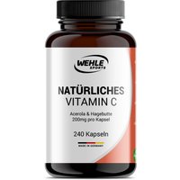 Wehle Sports Vitamin C Acerola-Extrakt & Hagebutten-Extrakt Kapseln von Wehle Sports