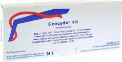 GENCYDO 1% Injektionslösung von Weleda AG