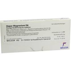 HEPAR MAGNESIUM D 6 Ampullen von Weleda AG