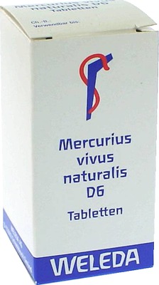 MERCURIUS VIVUS NATURALIS D 6 Tabletten von Weleda AG