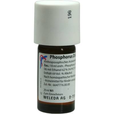 PHOSPHORUS D 6 Dilution 20 ml Dilution von Weleda AG
