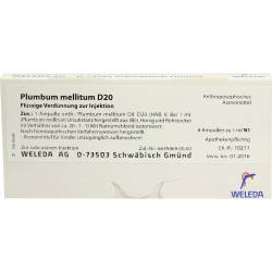 WELEDA PLUMBUM MELLITUM D 20 Ampullen von Weleda AG