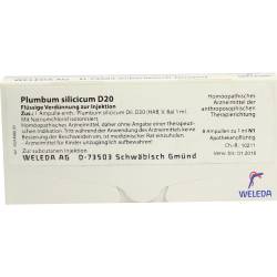 PLUMBUM SILICICUM D 20 Ampullen von Weleda AG