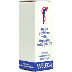 THUJA OCCIDENTALIS ARGENTO culta Rh D 3 Dilution von Weleda AG