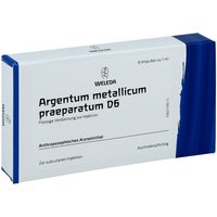 Argentum Metallicum Praep. D6 Ampullen von Weleda