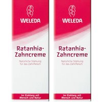 Weleda Ratanhia-Zahncreme - für langanhaltend frischen Atem, entfernt Plaque & schützt so vor Karies von Weleda