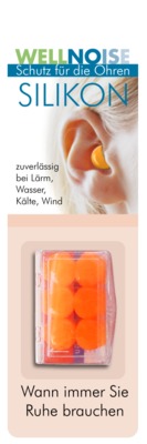 WELLNOISE Ohrenstopfen orange Blister von Wellneuss GmbH & Co. KG
