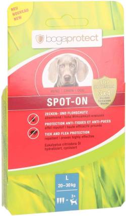 Bogaprotect Spot-On Hund L 3 X 3,2 ml von Werner Schmidt Pharma GmbH