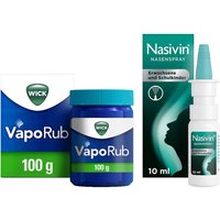 Wick VapoRub ErkÃ¤ltungssalbe 100 g + Nasivin Nasenspray ohne Kon von Wick