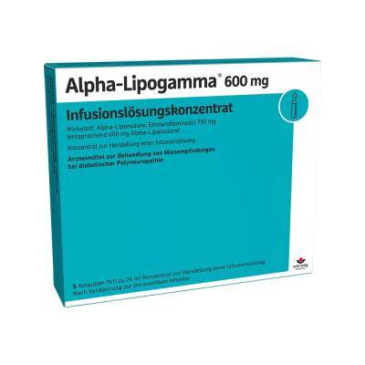 "ALPHA-LIPOGAMMA 600 mg Infusionslsg.-Konzentrat 5x24 Milliliter" von "Wörwag Pharma GmbH & Co. KG"