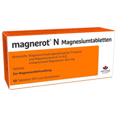 magnerot N Magnesiumtabletten von Wörwag Pharma GmbH & Co. KG