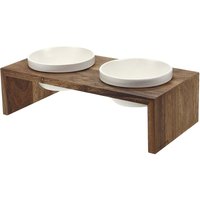 Wolters Doppelnapf Gohan Gr.S teak von Wolters