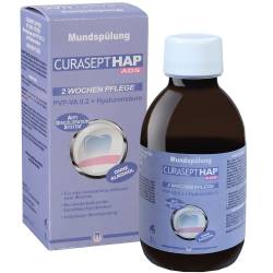 CURASEPT HAP020 PVP-VA 0,20+Hyaluron Mundspülung 200 ml Flaschen von Xaradent GmbH