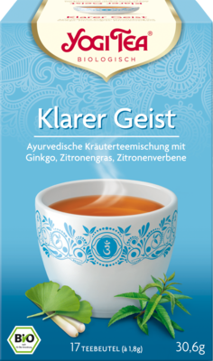 YOGI TEA Klarer Geist Bio Filterbeutel 17X1.8 g von YOGI TEA GmbH