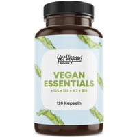 Yes Vegan® Vegan Essentials - B12 D3 K2 Omega 3 - Kapseln von Yes Vegan