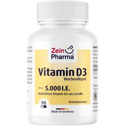 Zein Pharma Vitamin D3 5000 I.E. Wochendepot-Kapseln von ZeinPharma Germany GmbH