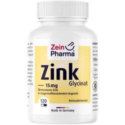 Zein Pharma Zink-Chelat 15mg Magensaftresistente Kapseln von ZeinPharma Germany GmbH